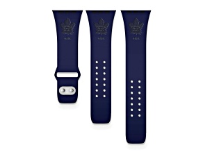 Gametime Toronto Maple Leafs Debossed Silicone Apple Watch Band (42/44mm M/L). Watch not included.