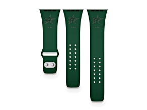 Gametime NHL Dallas Stars Debossed Silicone Apple Watch Band (42/44mm M/L). Watch not included.
