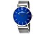 Oceanaut Men's Magnete Blue Dial, Stainless Steel mesh Watch