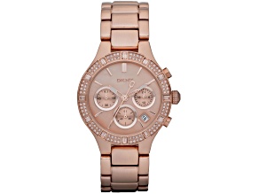 DKNY Women's Chambers Rose Stainless Steel Bracelet Watch