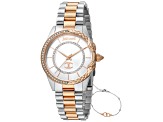 Just Cavalli Women's Animalier Set Catena 32mm Quartz Gray Dial Stainless Steel Watch