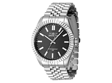 Invicta Specialty 43mm Black Dial Stainless Steel Quartz  display picture 2