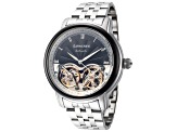 Thomas Earnshaw Men's Armstrong 42mm Automatic Black Dial Stainless Steel Watch