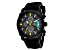 Oceanaut Men's Kryptonite Black/Gray Dial with Yellow Accents, Black Rubber Strap Watch