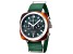 Briston Men's Clubmaster 42mm Quartz Green Dial Green Nylon Strap Watch
