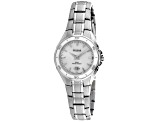 Pulsar Women's Classic White Dial Stainless Steel Watch