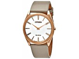 Citizen Stiletto Eco-Drive Movement White Dial Ladies Watch