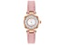 Coach Women's Cary Pink Dial, Pink Leather Strap Watch