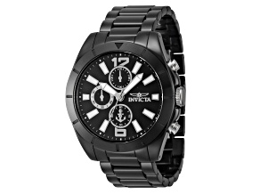 Invicta OCEAN VOYAGE 44.5mm Black Ceramic Quartz Watch