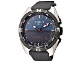 Tissot Men's T-Touch 45mm Blue Dial Leather Watch