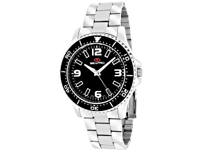 Seapro Women's Tideway Black Dial, Stainless Steel Watch