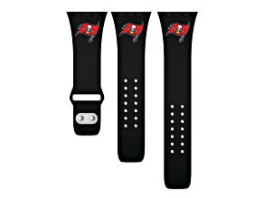 Gametime Tampa Bay Buccaneers Silicone Band fits Apple Watch (38/40mm M/L). Watch not included.