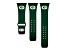 Gametime Green Bay Packers Green Silicone Apple Watch Band(38/40mm M/L). Watch not included.