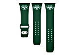 Gametime New York Jets Green Silicone Apple Watch Band (38/40mm M/L). Watch not included.