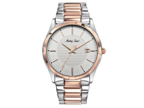 Mathey Tissot Men's Classic Rose Bezel Two-tone Stainless Steel Watch