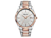 Mathey Tissot Men's Classic Rose Bezel Two-tone Stainless Steel Watch