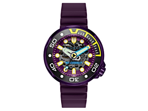 Nubeo Ventana Skeleton Automatic Purple Dial Purple Stainless