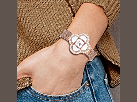 Charles Hubert Ladies IP Rose-plated Stainless 36x36mm Watch Ladies Charles Hubert IP Rose-plated Stainless 36x36mm Watch  main image 2