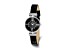 Ladies Charles Hubert Stainless Steel Black Dial Watch