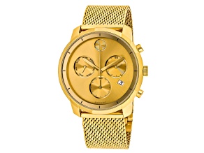Movado Men's Bold Yellow Stainless Steel Watch