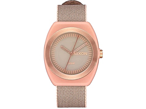 Nixon Women's Classic Rose Rubber Strap Watch