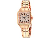 Christian Van Sant Women's Splendeur Rose Dial, Rose Stainless Steel Link Watch