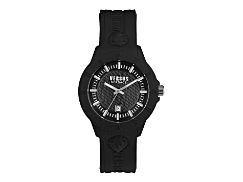 New VERSUS VERSACE 43MM Stainless Steel & Silicone Watch 2024