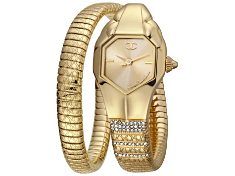 Just Cavalli Women's Signature Snake Just Glam EVO 1 22mm Watch