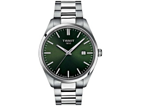 Tissot PR 100 40mm Stainless Steel Bracelet Green Dial Quartz Watch