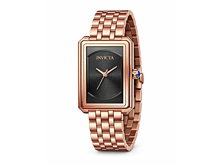 Invicta Women's Wildflower 26mm Charcoal Dial Stainless Steel Bracelet Quartz Watch