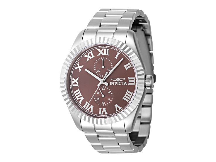 Invicta Specialty 43mm Copper Color Dial Stainless Steel Quartz Watch