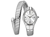 Christian Van Sant Women's Naga White Dial, Stainless Steel Watch