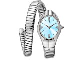 Christian Van Sant Women's Naga Light Blue Dial, Stainless Steel Watch