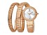 Christian Van Sant Women's Naga White Dial, Rose Stainless Steel Watch