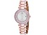 Christian Van Sant Women's Dazzle White Dial, Rose Stainless Steel Watch