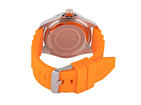 Invicta Pro Diver 43mm Orange Silicone Strap Quartz Watch - 1F162A