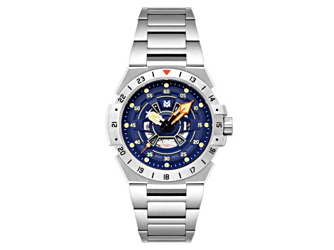 RGMT Himars Blue Dial White Bezel White Stainless Steel Band Automatic Watch