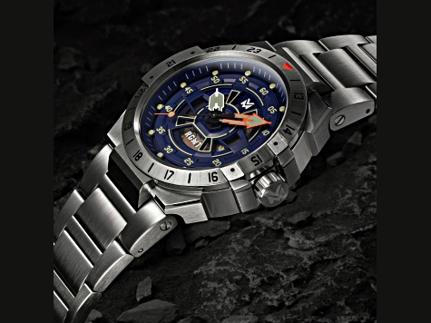 RGMT Himars Blue Dial White Bezel White Stainless Steel Band Automatic Watch