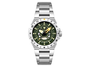 RGMT Himars Green Dial White Bezel White Stainless Steel Band Automatic Watch