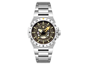 RGMT Himars Brown Dial White Bezel White Stainless Steel Band Automatic Watch