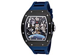 Invicta S1 Rally Interstellar Blue Silicone Band Automatic Watch