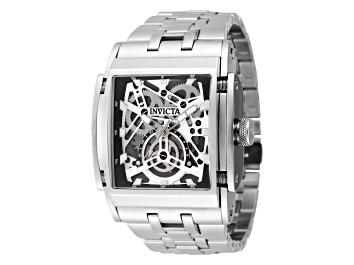 Picture of Invicta Speedway 47mm Transparent Silver Black Dial Stainless Steel Band Quartz Watch