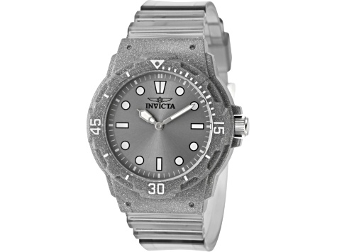 Invicta Celestial 35mm Gray Dial PU Band Quartz Watch  display picture 2