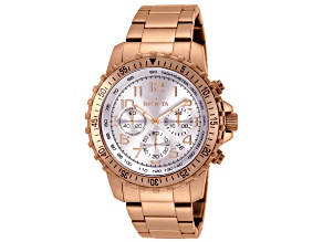 Invicta Specialty 45mm White Dial Stainless Steel Band Quartz Watch