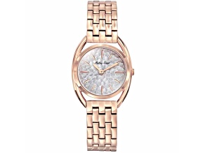 Mathey Tissot Saphira 28mm Rose Stainless Steel Bracelet White Dial Quartz Watch