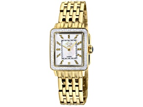 GV2 Padova White MOP Dial Yellow Stainless Steel Bracelet Watch