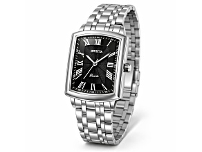 Invicta Women's Celestial 25mm Black Dial Stainless Steel Bracelet Quartz Watch