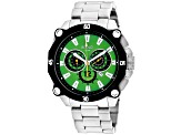 Roberto Bianci Men's Enzo Green Dial, Stainless Steel Watch