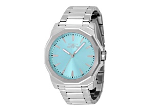 Invicta Speedway 42mm Light Blue Dial Stainless Steel Band Quartz Watch