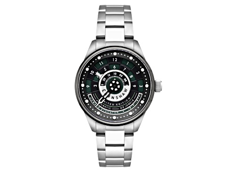 Thomas Earnshaw Staunton Chess Set Automatic Green Dial Stainless